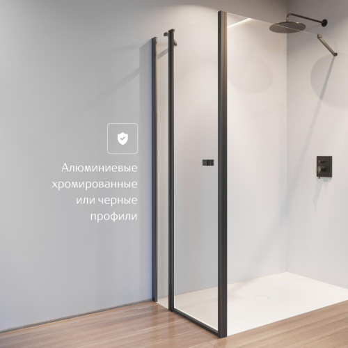 Душевая дверь Roca CAPITAL 7.M461.0.016.M 100x195 стекло прозрачное профиль черный - фото 2