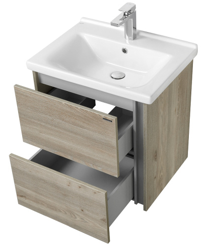 Тумба под раковину Aquaton Стоун 1A231401SX850 56,5х44,2х60 подвесная - фото 3