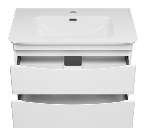 Тумба под раковину Misty Мираж П-Мир-01080-011П2Я 75х48х46 подвесная - фото 3