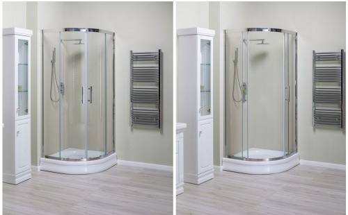 Душевой уголок Aquanet Delta NPE2142 100х100 стекло прозрачное профиль хром глянцевый без поддона - фото 2