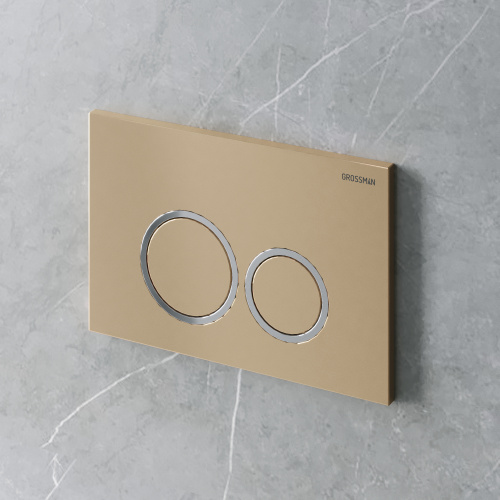 Клавиша смыва механическая Grossman Galaxy 700.K31.01.310.310 цвет золото - фото 3