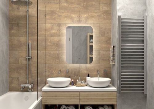 Зеркало в ванную Art&Max RAVENNA AM-Rav-500-700-DS-F 50х70