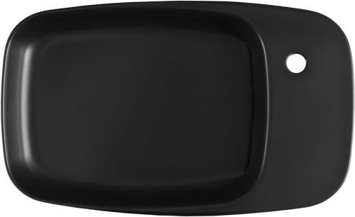 Раковина керамическая Allen Brau Liberty 4.32012.31 70х40 накладная цвет черный 1 отверстие под смеситель - фото 5