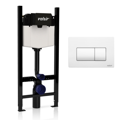 Клавиша смыва механическая Valsir P1 VS0871300 цвет белый матовый - фото 2