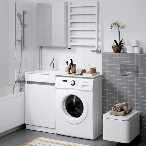 Тумба под раковину Aqwella Y FOR0105KL 54х49х87 напольная цвет белый - фото 4