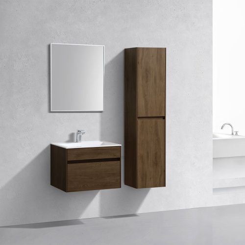 Тумба под раковину Vincea Chiara VMC-2C600TO 60х50 подвесная цвет коричневый - фото 3