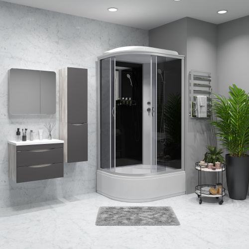 Душевая кабина Niagara Classic 25101434R 120х80 асимметричная с крышей ориентация правая - фото 3