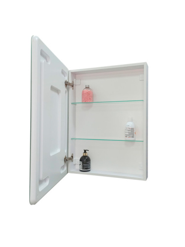 Зеркало-шкаф Континент Emotion МВК028 60х14х80 подвесной цвет белый - фото 4