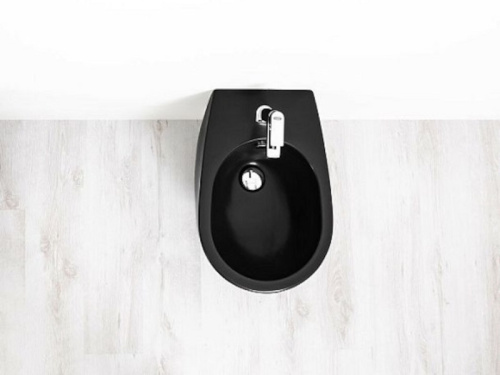 Биде SIMAS VI 19 nero подвесное - фото 2