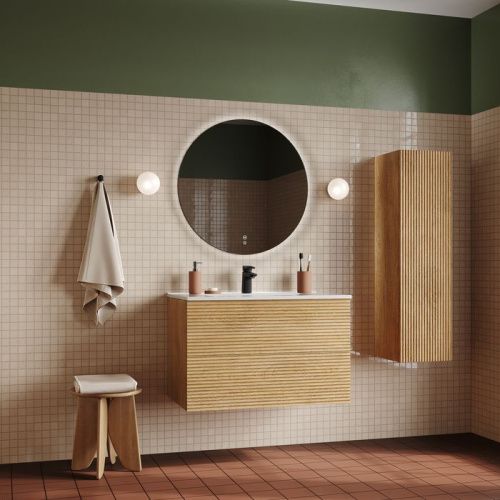 Зеркало с подсветкой IDDIS Bild BIL70T0i98 70х70 цвет белый - фото 2