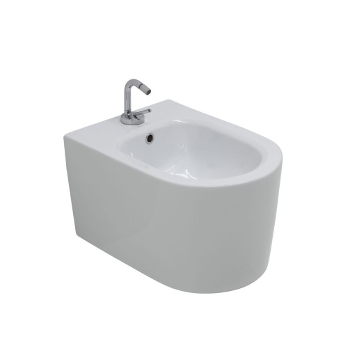Биде White Ceramic Geo W1090401 подвесное