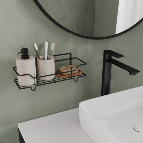 Полка в ванную комнату Milardo Grid GRICS1BM44 - фото 4