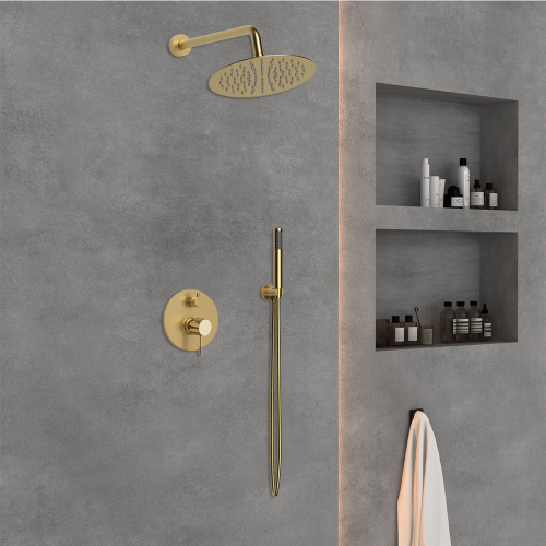 Душевая система Vincea Desire VSFW-1D1BG встраиваемая в стену