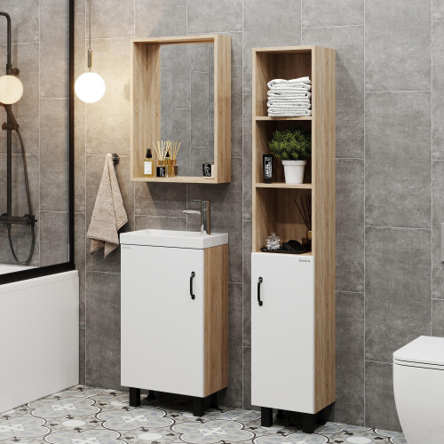 Тумба под раковину Onika Тимбер 104508 45х26х68 напольная - фото 5