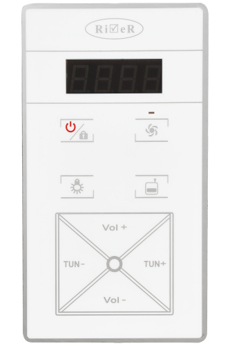 Душевая кабина River DUNAY 80/24 TH (10000003137) 80х80 четверть круга с крышей ориентация универсальная - фото 3