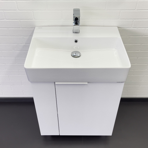 Тумба с раковиной Comforty Асти 00-00019247CF 60х46х86 напольная цвет белый - фото 5