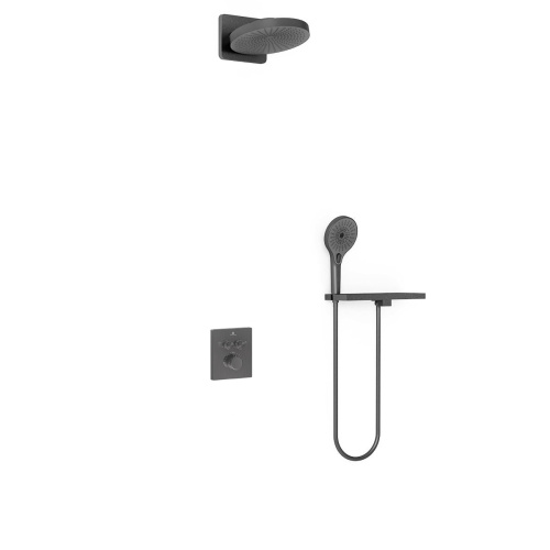 Душевая система Vincea Inspire VSFW-3I21MT1RGM встраиваемая в стену с термостатом - фото 2