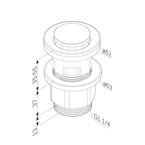 Донный клапан Am.Pm F0700P00 - фото 4