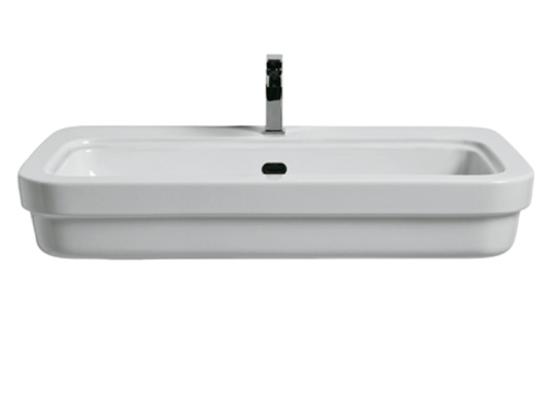 Раковина из санфаянса Simas EVO 12 bia 90х50 подвесная цвет белый - фото 2