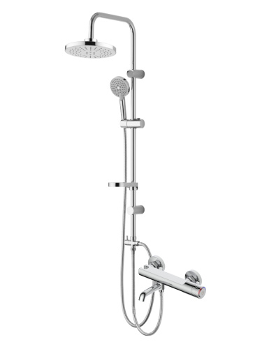 Душевая стойка Orange PURE M02-912cr настенная цвет хром - фото 2