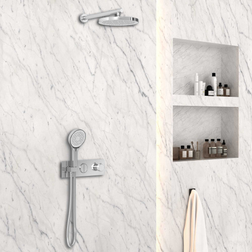 Душевая система Vincea VSFW-422T2CH встраиваемая в стену с термостатом