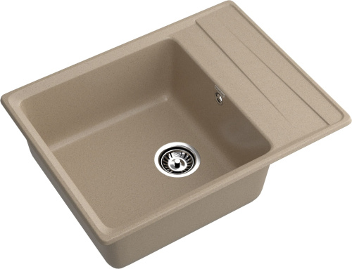 Кухонная мойка Granfest Level LV-660L песочный 66х50 цвет бежевый поверхность матовая - фото 2