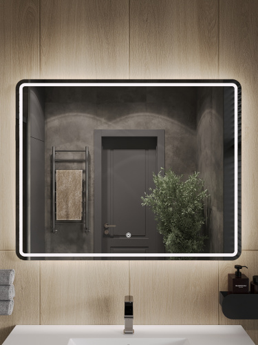 Зеркало в ванную Orange Nature ON-100ZE 100х80 цвет белый - фото 4