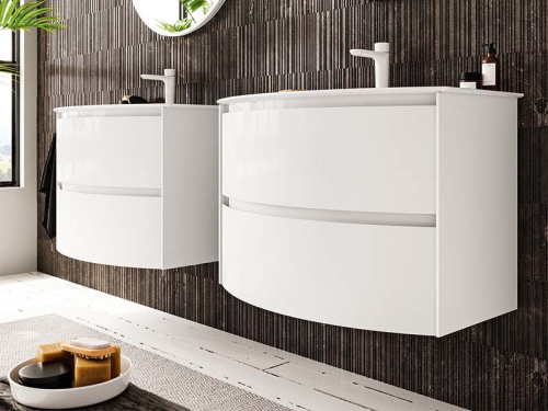 Тумба под раковину Berloni Bagno WARBS2CKD4C 111 100х48х55 подвесная цвет белый