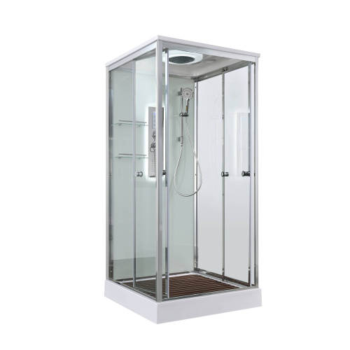 Душевая кабина AvaCan V V2010LED 100х100 квадратная с крышей ориентация универсальная - фото 5