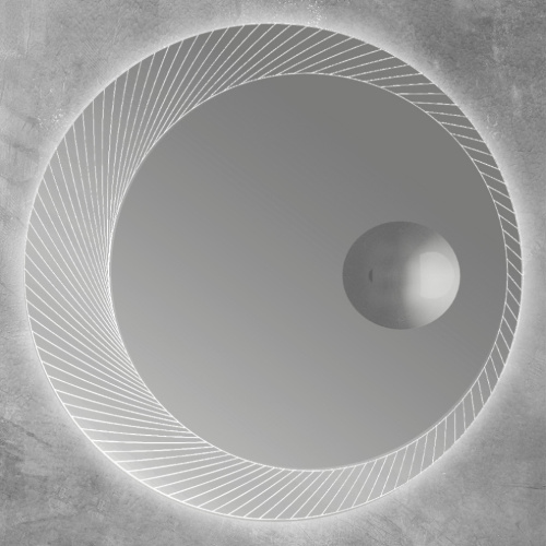 Зеркало в ванную Cezares 45011 100х100 - фото 3