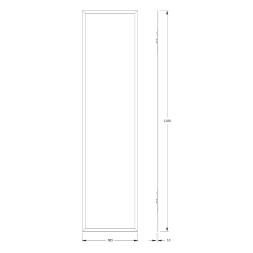 Зеркало в ванную Evoform Comfort BY 0937 30х120 - фото 2