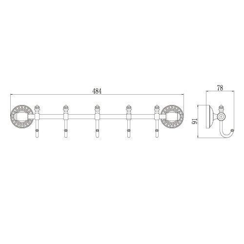 Крючок Savol S-006675H - фото 3
