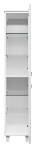 Шкаф-пенал Misty Версаль П-Вер05035-011ВСП 37х37х182 напольный цвет белый - фото 3
