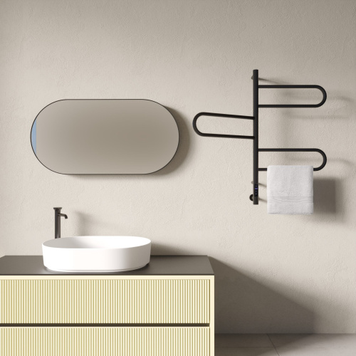 Полотенцесушитель Vincea VTD-1R2CBE 52х79 электрический черный