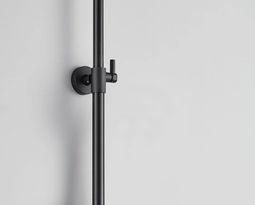 Душевая стойка Arrow AG3323SHMB настенная цвет черный с термостатом - фото 2