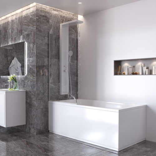 Душевая панель Taliente TA-G-S04C+s прямоугольная настенная - фото 2