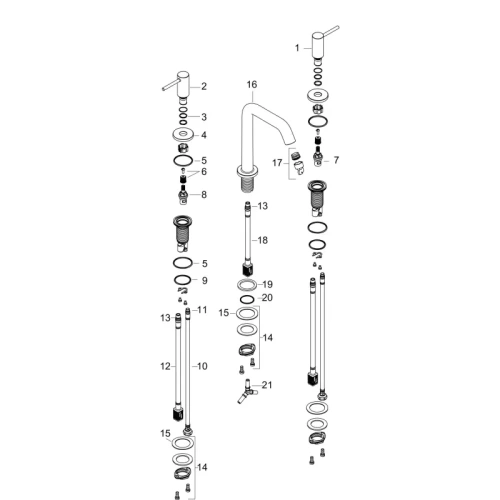 Смеситель Hansgrohe Tecturis S 73330000 на раковину хром - фото 5