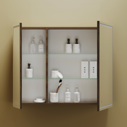 Зеркало-шкаф Sancos Mirror MI90ECH 89х15х74 настенный цвет дуб чарльстон - фото 5