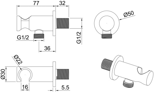 Шланговое подключение Allen Brau Priority 5.31015-BN - фото 2