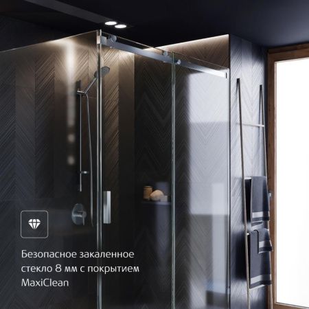 Душевая дверь Roca AREA 7.MP05.L.201.2M 120х200 стекло прозрачное профиль хром