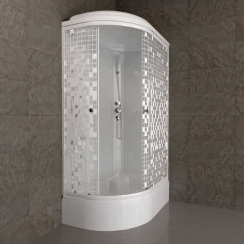 Душевая кабина Тритон Коралл Щ0000061820 120х80 четверть круга с крышей ориентация правая - фото 5