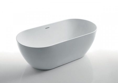 Ванна акриловая Vagnerplast Marbella KRBV169MAR7X-64 170х80 отдельностоящая овальная без каркаса