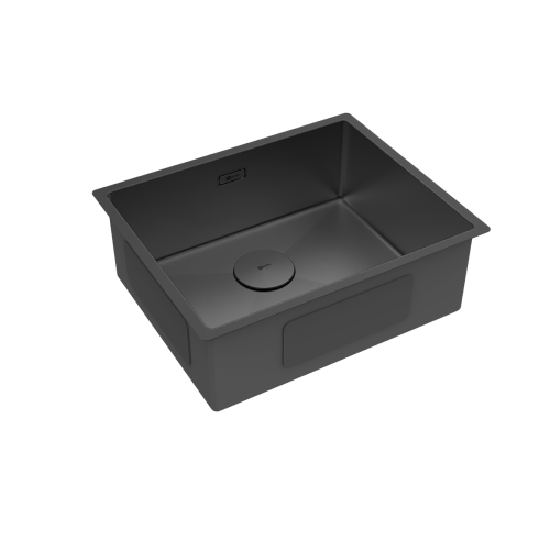 Кухонная мойка LeMark Olanga 540 9932128 54х44 цвет черный матовый поверхность матовая - фото 3