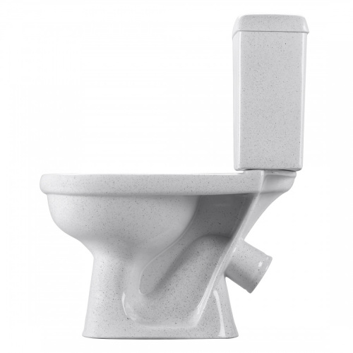 Унитаз-компакт напольный с бачком Santeri Визит 1P4053S0100BF белый с сиденьем каскадный смыв - фото 5