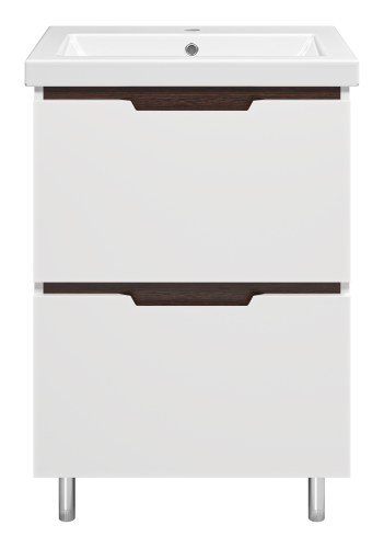 Тумба под раковину Misty Лайм Э-Лай01060-2Я 57х43х70 напольная - фото 2