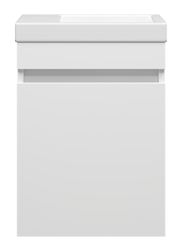 Тумба под раковину Misty Мини Э-ЭкоМ01040-П 39х22х51 подвесная - фото 2