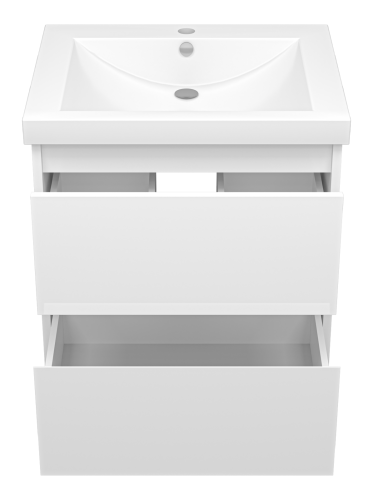 Тумба под раковину Misty Алиса Э-Али01058-011П2Я 56х47х50 подвесная - фото 3