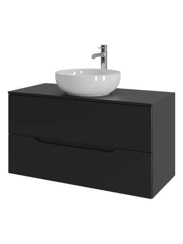 Тумба с раковиной Orange Line Li-100TubMDF+B07-420W 101х46х67 - фото 2