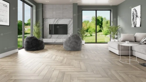 Кварцвиниловая плитка Alpine Floor Parquet LVT ECO-16-5 Дуб Натуральный Отбеленный толщина 0.25 см 43 класс 590х118 - фото 2