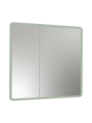 Зеркало-шкаф Континент Emotion МВК030 80х14х80 подвесной цвет белый - фото 3